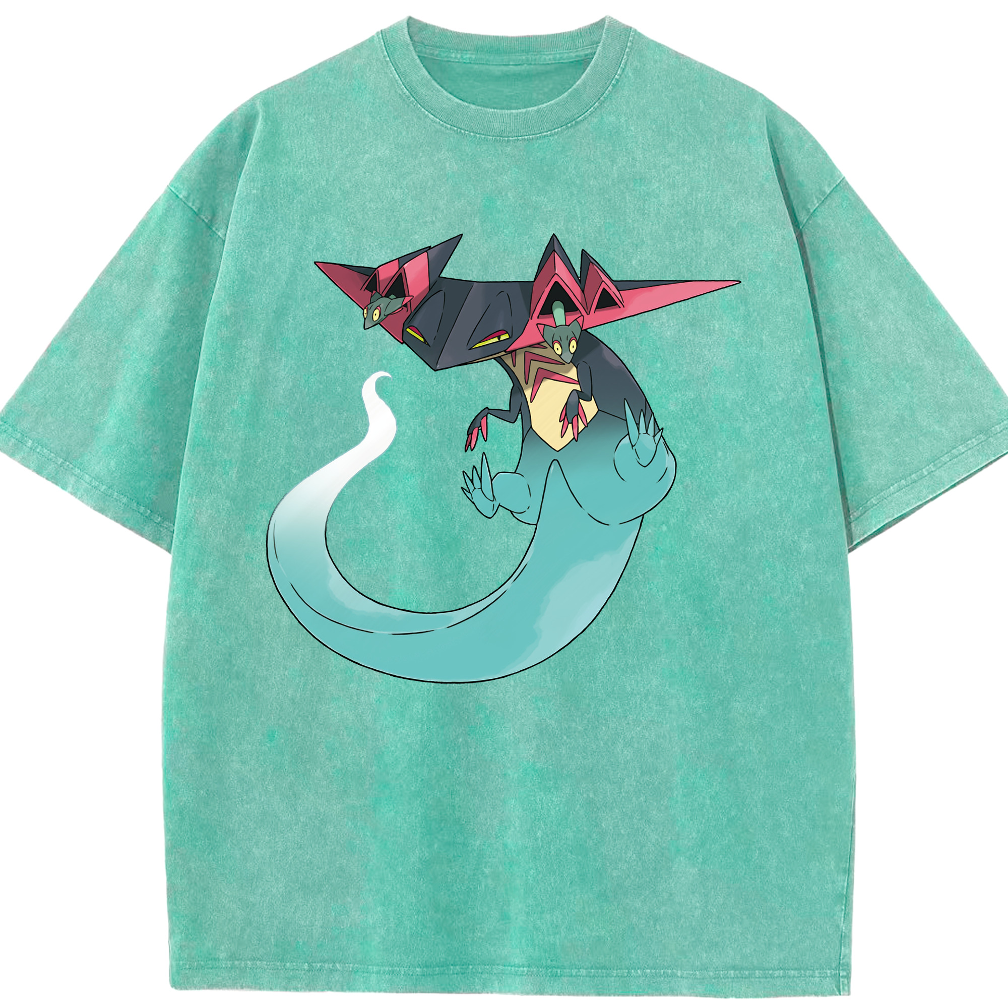 （画像用） ポケットモンスター Pokémon 綿100% ヴィンテージ風 半袖Tシャツ（フロントプリント）